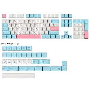 Amazon.com: Owpkeenthy WHYSP PBT XDA Japanese Keycaps 136